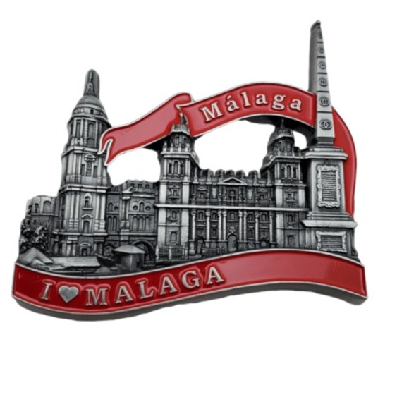 Malaga Spain Refrigerator Fridge Magnet Souvenir Travel Tourist Gift Collectible - Picture 1 of 5